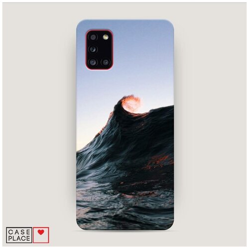 фото Чехол пластиковый samsung galaxy a31 волна крюк case place