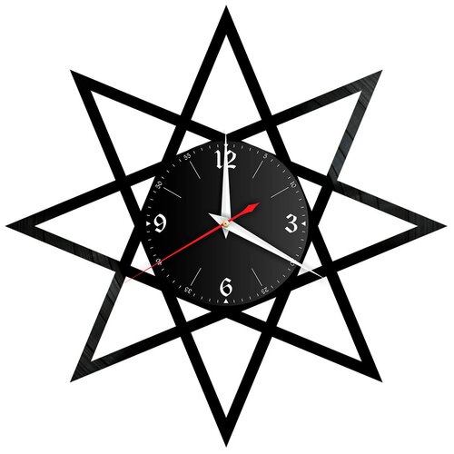 фото Настенные часы redlaser звезда из винила, №1 vc-12028