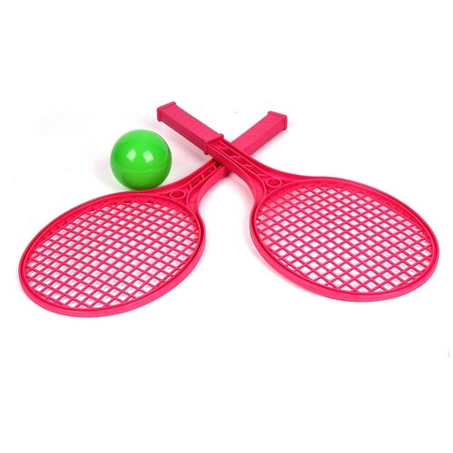 фото Ракетки для тенниса детские с теннисным мячом 42x18см технок теннисный мяч / мини теннис / мяч теннисный / теннисная ракетка / игры для семьи