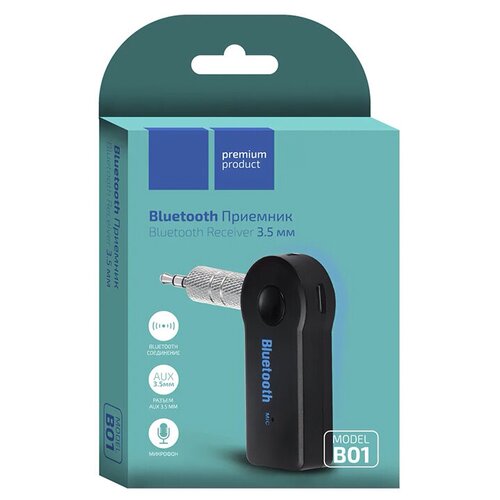 фото Ресивер bluetooth oem b01 музыкальный приемник car aux bluetooth