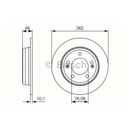 фото Тормозной диск bosch 0 986 479 052