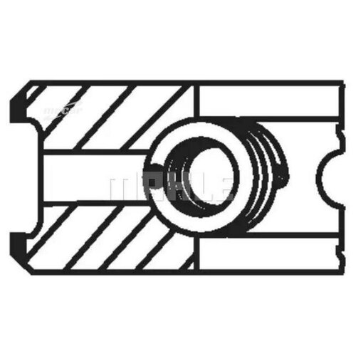 фото Mahle 02201n0 022 01 n0_кольца поршневые d76x2x2x2.5 1\ renault clio/kangoo 1.5dci 00