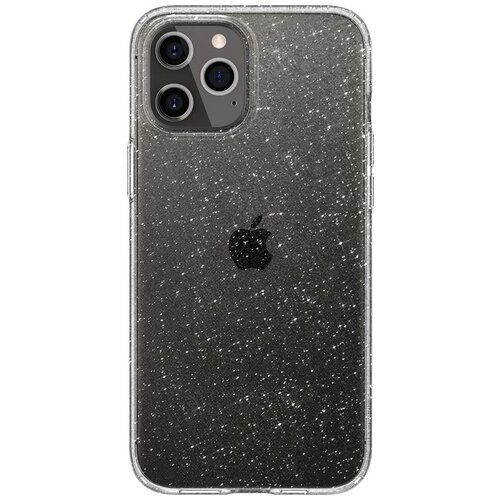 фото Чехол spigen liquid crystal glitter (acs01698) для iphone 12/iphone 12 pro (clear) sgp