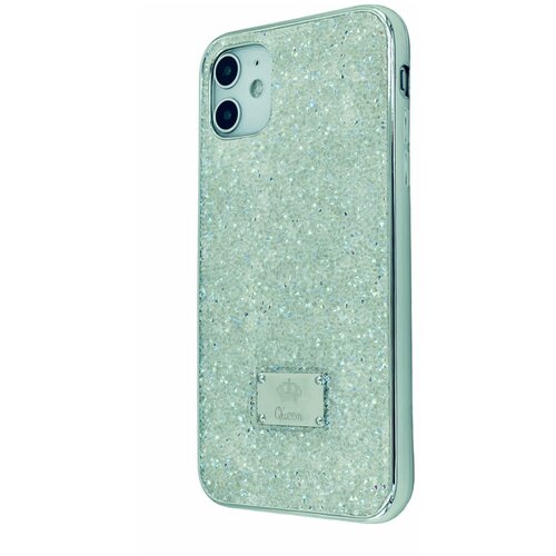 фото Защитный чехол накладка queen для iphone 11 защитный чехол для айфон блестящий с кристаллами техномарт