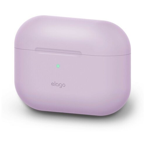 фото Силиконовый чехол для airpods pro elago silicone case, фиолетовый/lavender (eappor-ba-lv)