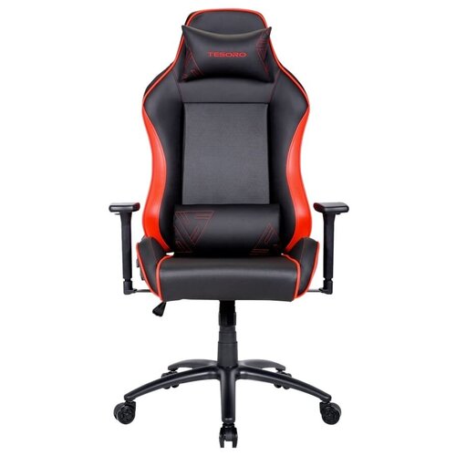 фото Игровое компьютерное кресло tesoro alphaeon s1 f715 красный