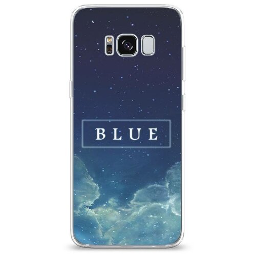 фото Силиконовый чехол "blue цвет" на samsung galaxy s8 / самсунг галакси с8 case place