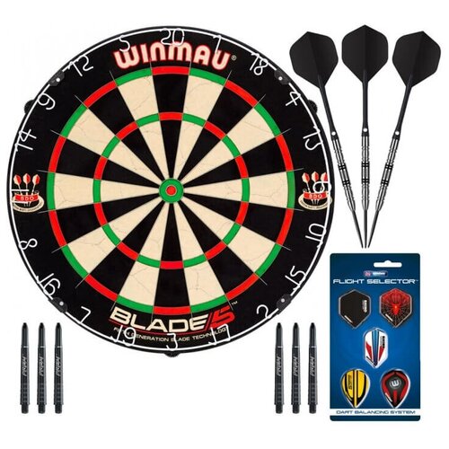 фото Комплект для игры в дартс winmau champion (профессиональный уровень)