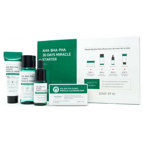 фото Some by mi набор для проблемной кожи с кислотами aha bha pha 30 days miracle starter