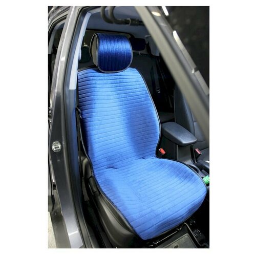 фото Накидка на сиденье, ткань, velur classic, синий, velc017 автопилот