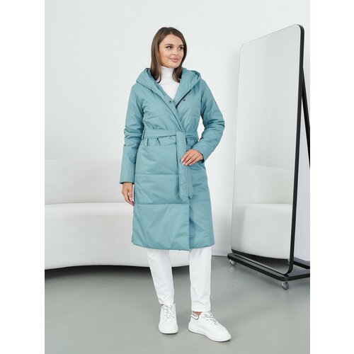 фото Onicape пальто утепленное, размер xs, голубой