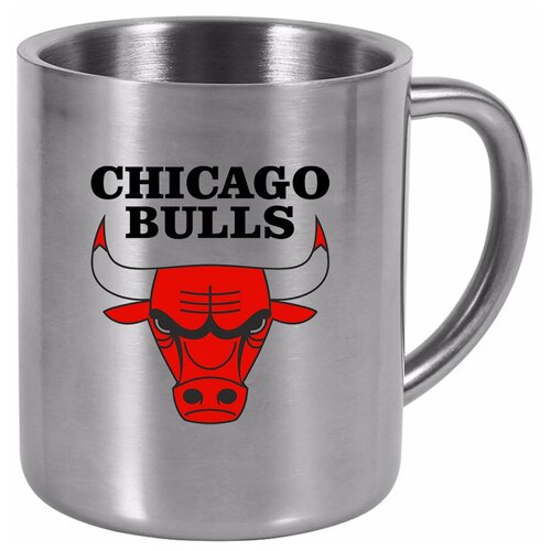 фото Металлическая кружка в подарок баскетболисту chicago bulls drabs