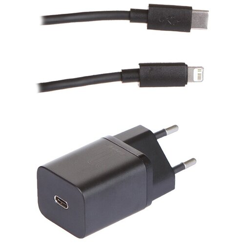 фото Зарядное устройство baseus super si quick charger 1c 20w sets + cable usb type-c black tzccsup-b01