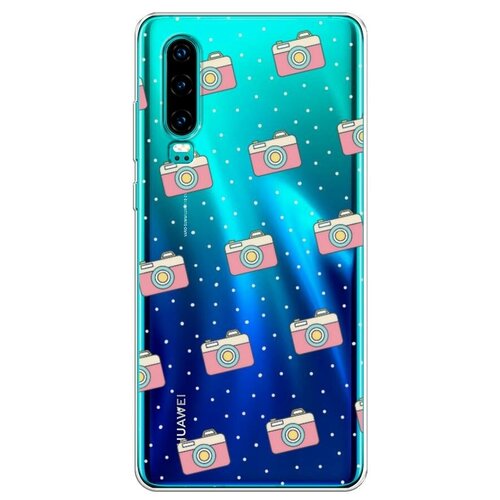 фото Силиконовый чехол "фотоаппарат фон" на huawei p30 / хуавей п30 case place