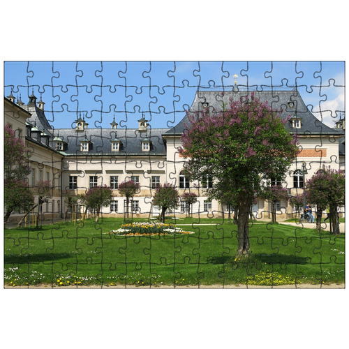фото Магнитный пазл 27x18см."дрезден, pillnitz, замок" на холодильник lotsprints