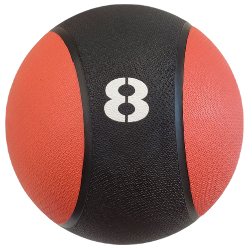 фото Медицинский резиновый мяч медбол для фитнеса red skill 8 кг