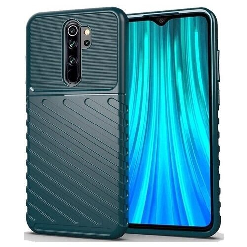 фото Чехол для xiaomi redmi note 8 pro цвет green (зеленый), серия onyx от caseport