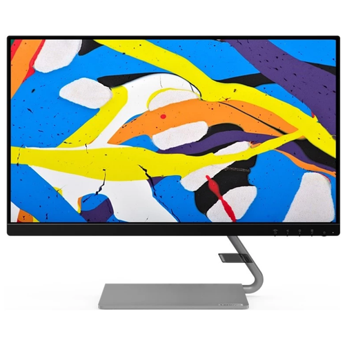 фото Монитор lenovo 23.8" q24i-1l темно-серый (66c0kac3eu)