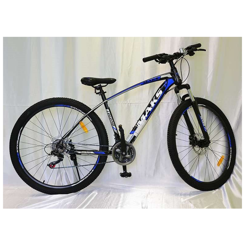 фото Велосипед 27.5" maks legend md (21-ск.) (рама 19) черный/синий
