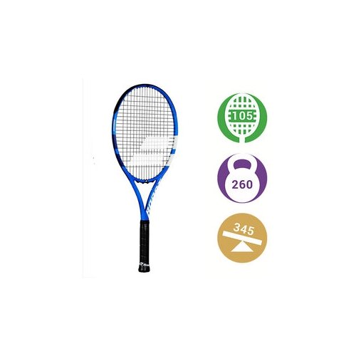 фото Теннисная ракетка babolat boost drive blue (260g)gr3 с натяжкой