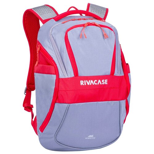 фото Rivacase 5225greyred / рюкзак для ноутбука 15,6"/для мужчин/для женщин/влагозащитный/спортивный/городской