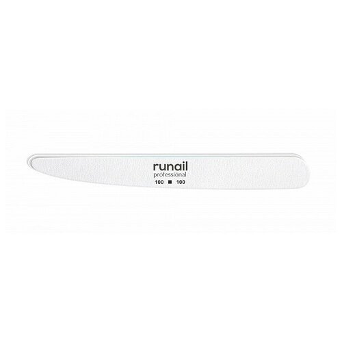 фото Runail runail, пилка для искусственных ногтей (белая, нож, 100/100) runail professional