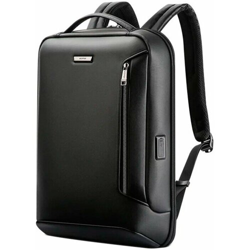 фото Рюкзак мужской городской дорожный 11л для ноутбука 15.6" и планшета bopai business водонепроницаемый, тканевый, с usb зарядкой, цвет черный