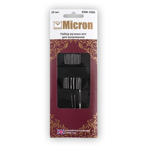 фото Micron набор для вышивания ksm-1056 в блистере 25 шт. .
