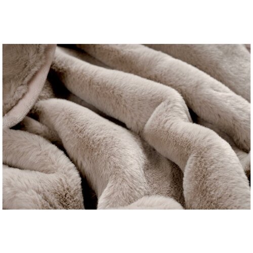 фото Плед из искусственного меха heaven beige 150x200 см/пушистый плед/теплый плед/уютный плед norrcarpets