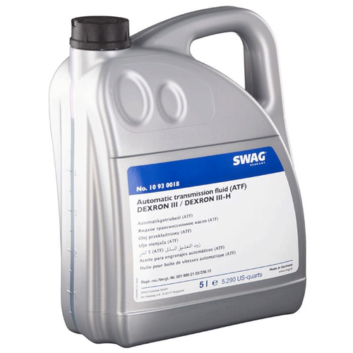 фото Масло трансмиссионное swag automatic transmission fluid dextron iii / dextron iii-h (красное), 5 л