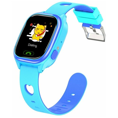 фото Детские умные смарт-часы smart baby watch y85 2g, с поддержкой gps, sim card (голубой)