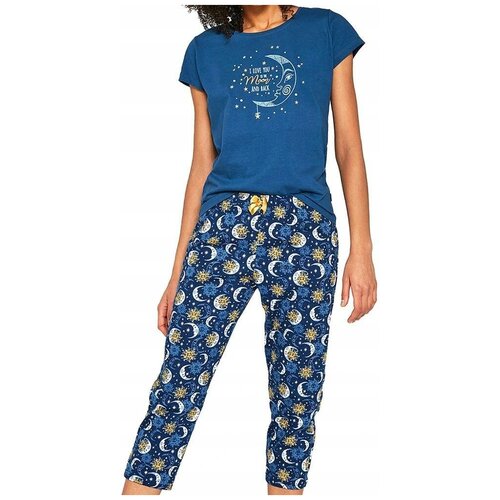 фото 498/197 пижама женская cornette moon - размер: xxl, цвет: джинс