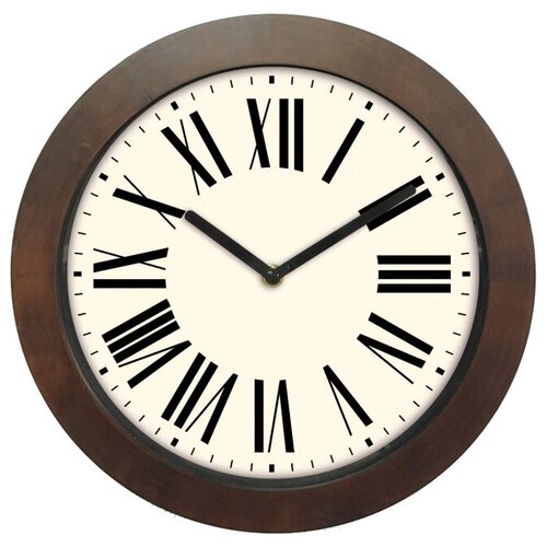 фото Innova часы w09653, материал древесина, диаметр 29 см, цвет коричневый (12/144)