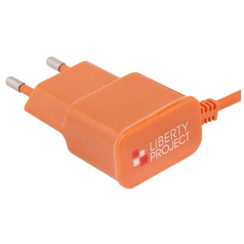 фото Зарядное устройство liberty project microusb 2.1a orange 0l-00000685