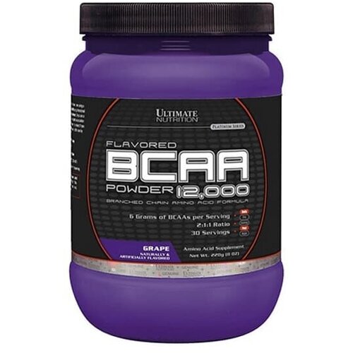 фото Ultimate bcaa 12000 powder flavored 228g арбуз ultimate nutrition