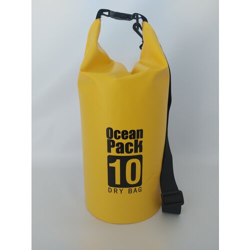 фото Гермомешок 10л желтый / герметичный рюкзак / герморюкзак / гермосумка / герметичная сумка / сумка для сапборда / сумка для сап борда /ocean pack 10 л