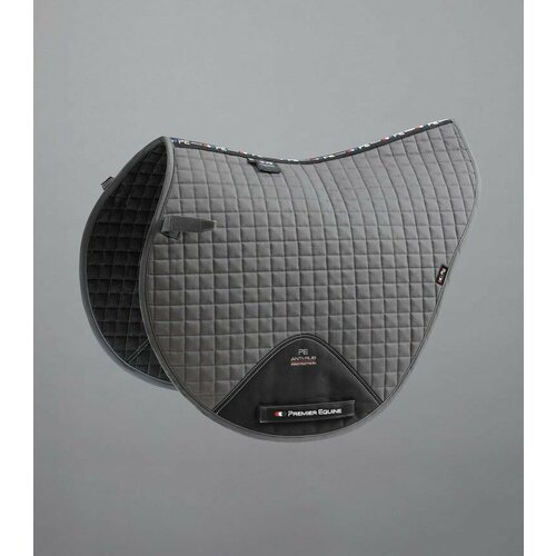 фото Вальтрап для лошади из хлопка close contact cotton cross country saddle pad (серый) нет бренда