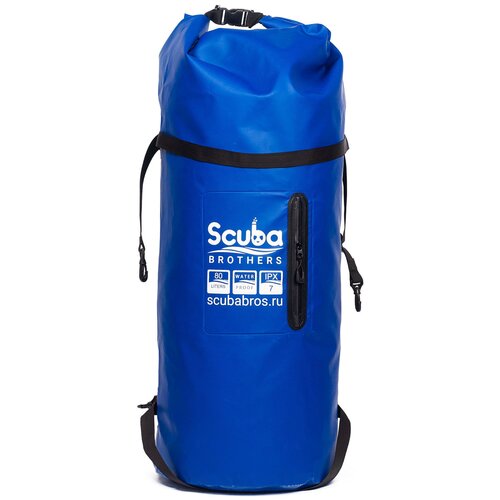 фото Гермомешок scuba brothers sup bag, 80 литров, пвх трикотаж, синий