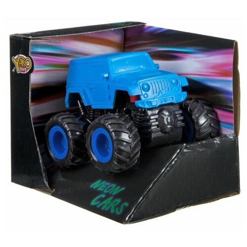 фото Машина yako toys с 4-мя ведущими колесами, резиновые полые шины (в79281)