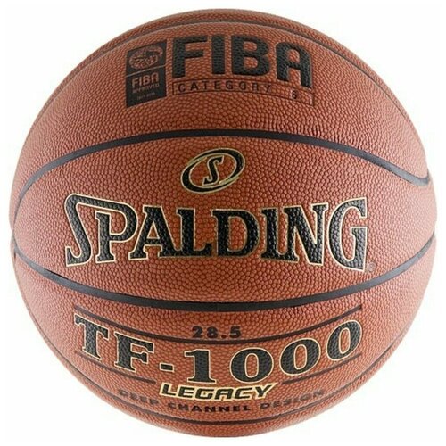 фото Баскетбольный мяч spalding tf-1000 legacy, р. 6 коричневый/черный/золотистый