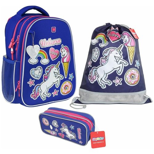 фото Рюкзак школьный magtaller be-cool set- patch 41019-31