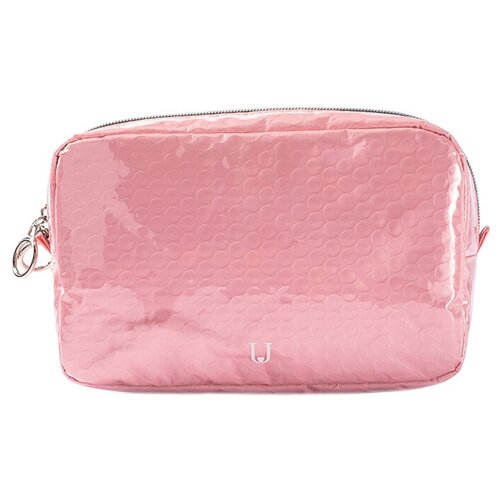 фото Дорожная косметичка xiaomi jordan judy trapezoidal bubble film cosmetic bag pt110 pink