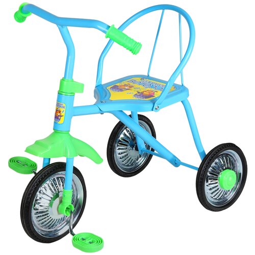 фото Трехколесный велосипед озорной ветерок 10" gv-b3-1mx, голубой