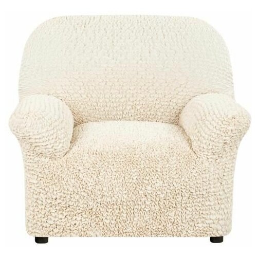фото Чехол для мебели: чехол на кресло микрофибра ваниль еврочехол