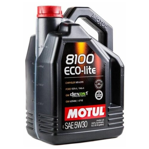 фото Масло моторное motul 8100 eco- lite 5w-30 5l