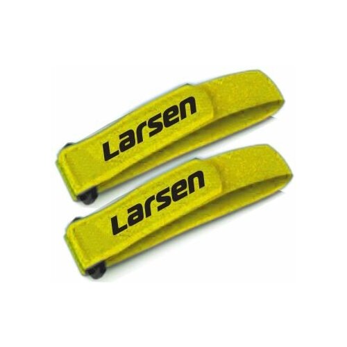 фото Связки для беговых лыж с палками узкие цветные larsen/тreк желтый