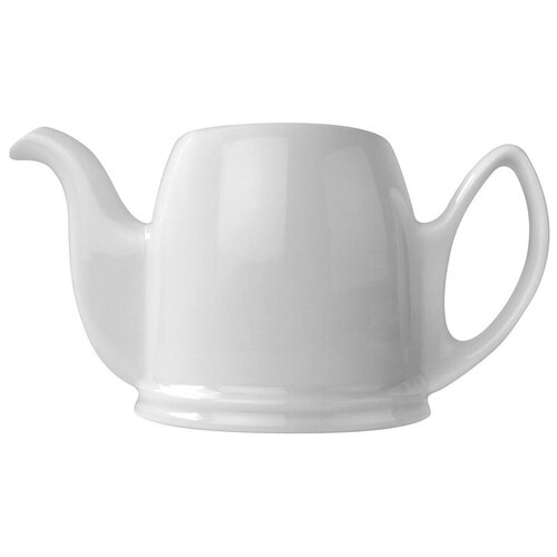 фото Чайник заварочный salam white на 2 чашки без крышки объем 370 мл, фарфор, цвет белый, guy degrenne, 189946