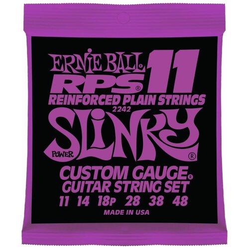 фото Ernie ball 2242 струны для эл.гитары rps11 power slinky (11-14-18p-28-38-48)