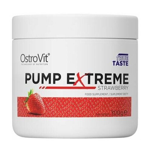 фото Предтренировочный комплекс ostrovit pump extreme 300 г. клубника