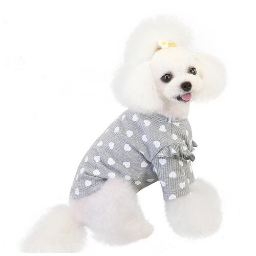 фото Вязанный свитер с рюшками для собак lolo&lili